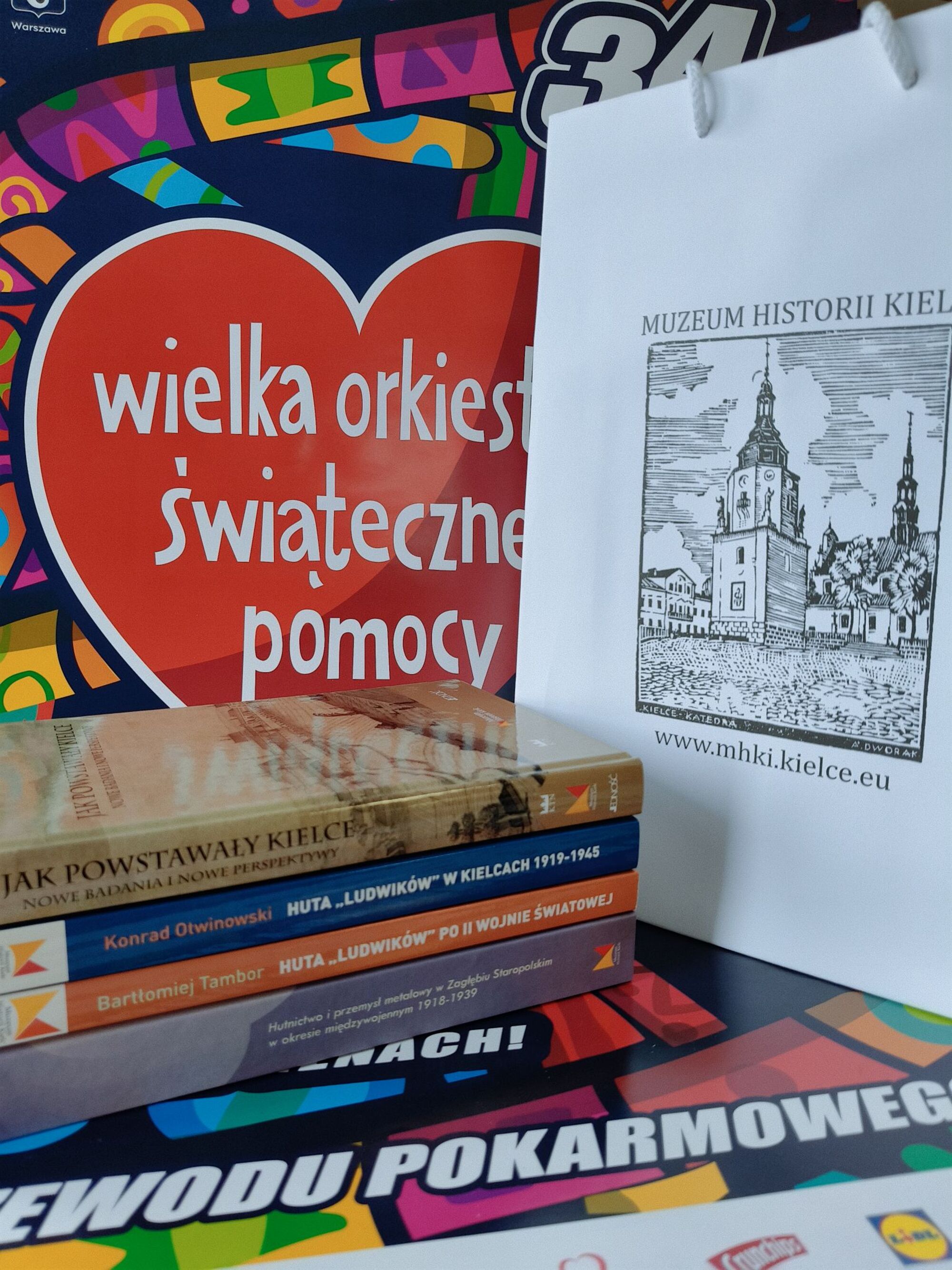 Komplet książek od Muzeum Historii Kielc