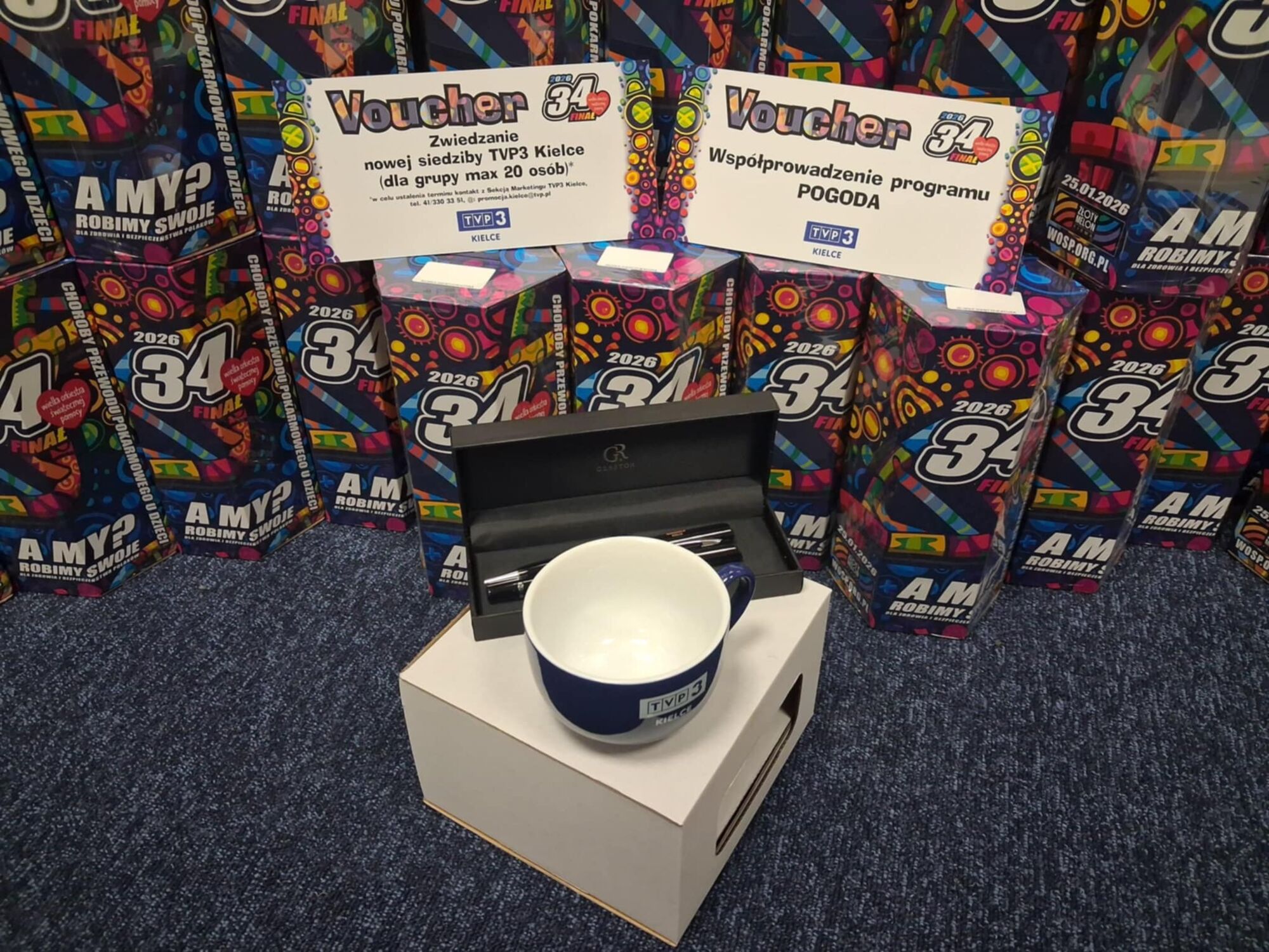 Zestaw gadżetów TVP3 Kielce