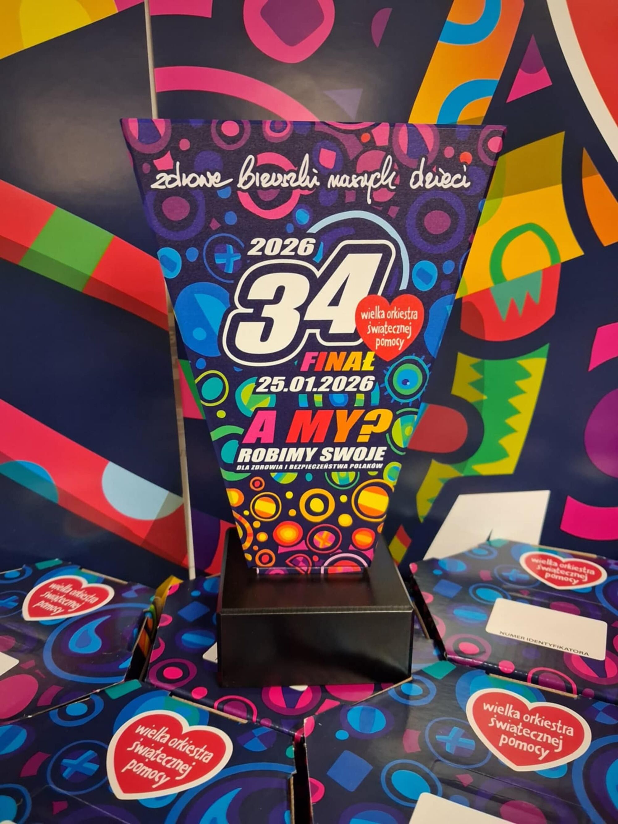 Statuetka szklana WOŚP