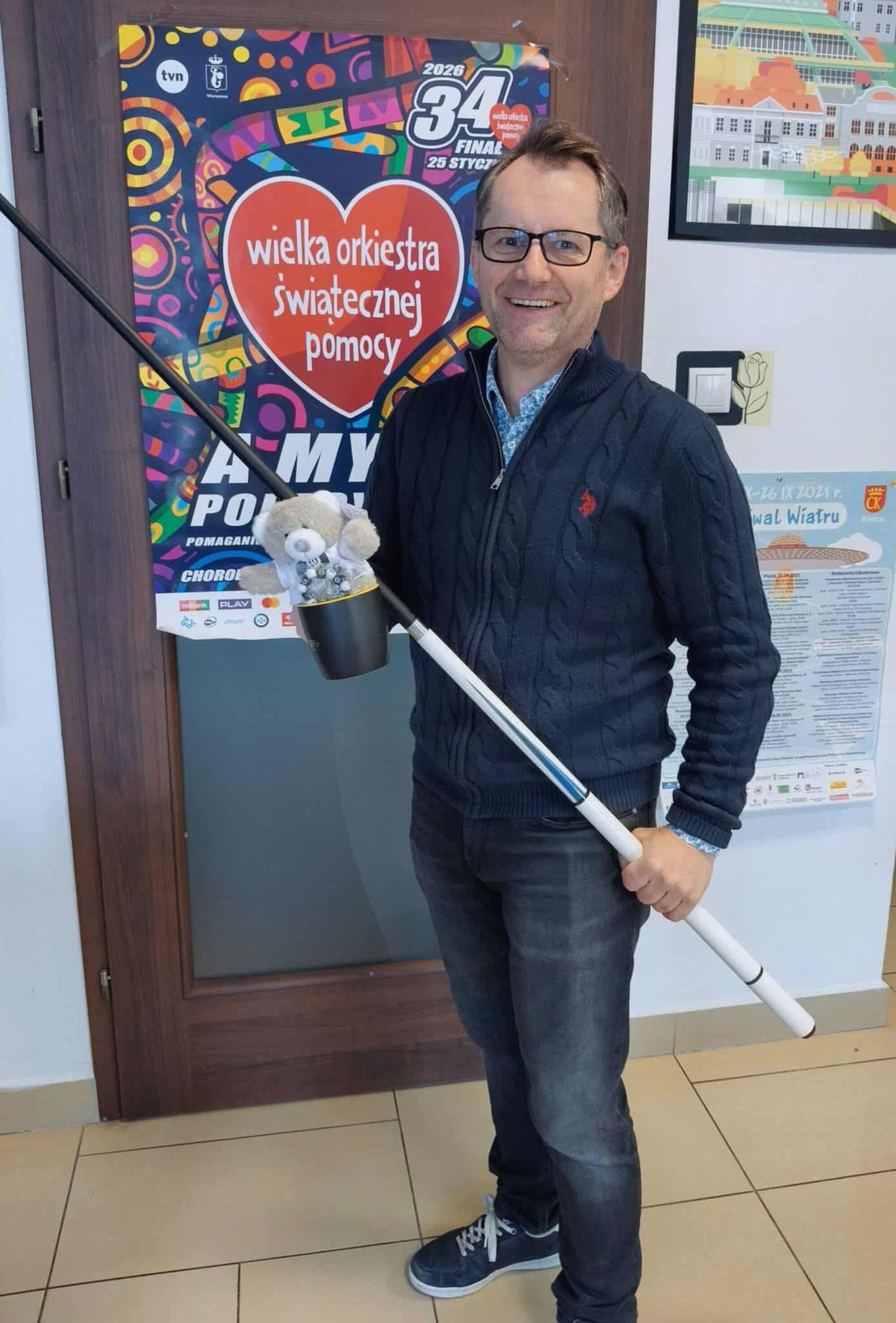 Kij bilardowy wraz z pakietem gadżetów od Grzegorza Kędzierskiego