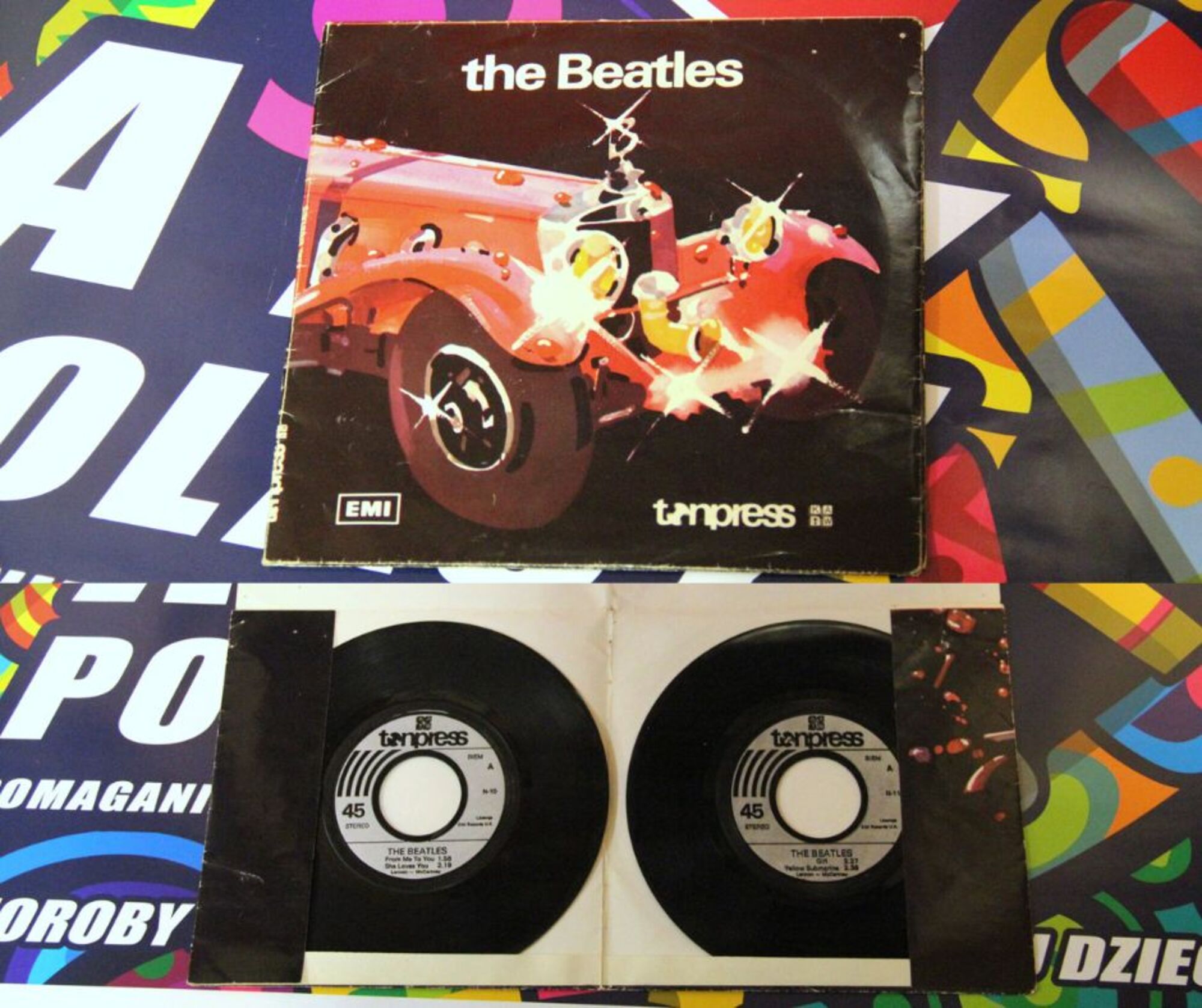Dłupłytowy album winylowy The Beatles z 1978 roku