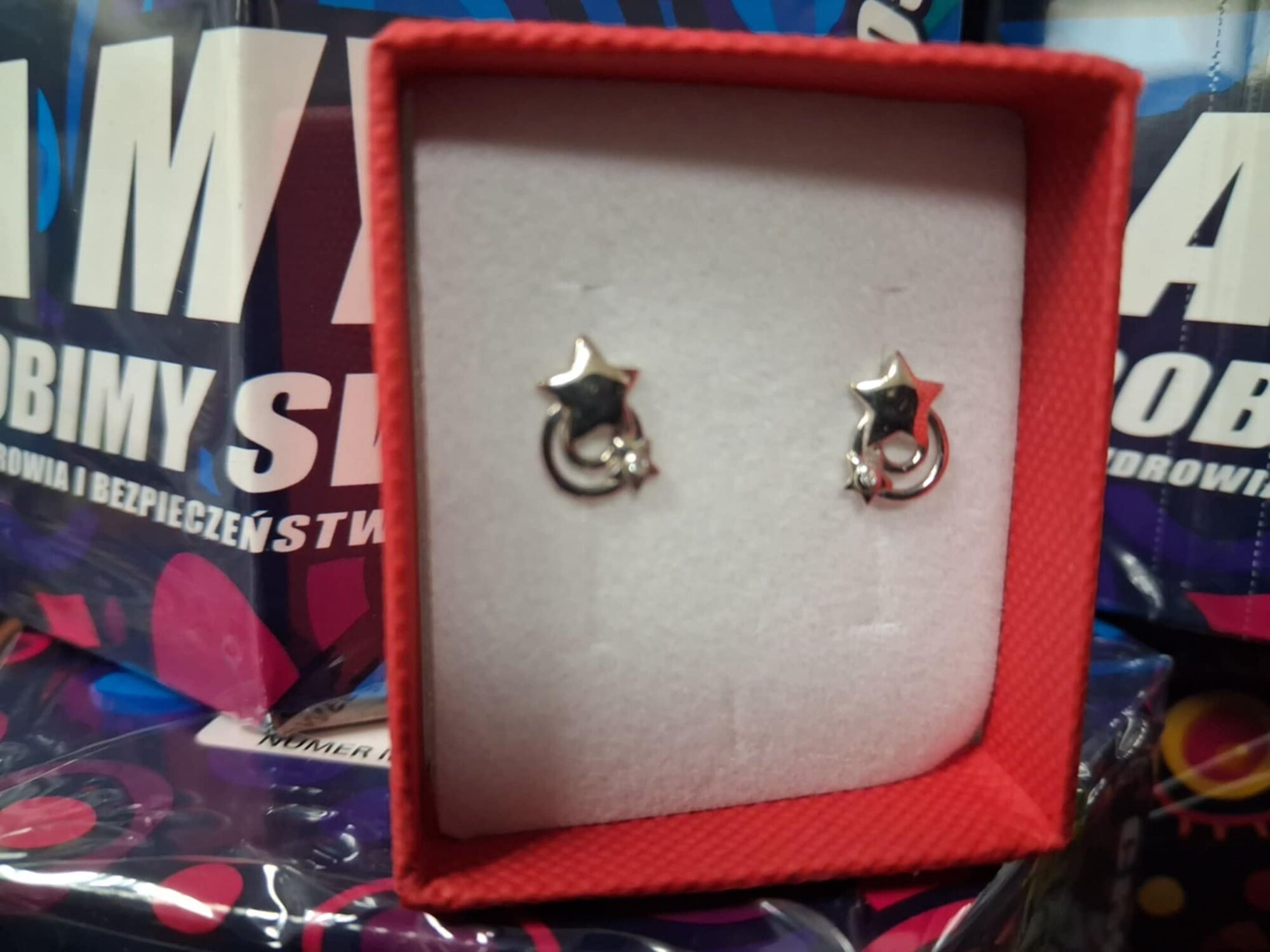 Srebrna biżuteria od Artura Bukato – Kolczyki gwiazdki