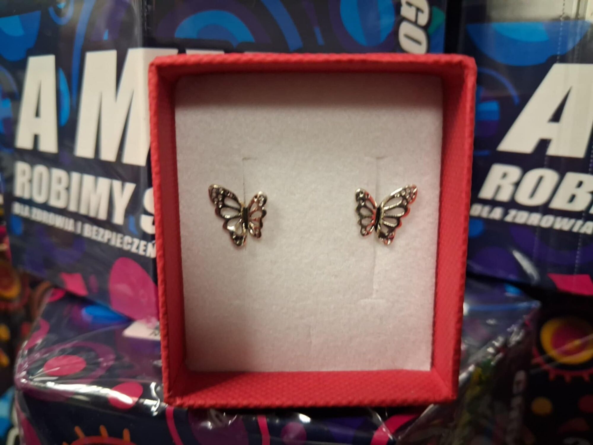 Srebrna biżuteria od Artura Bukato – Kolczyki motylki