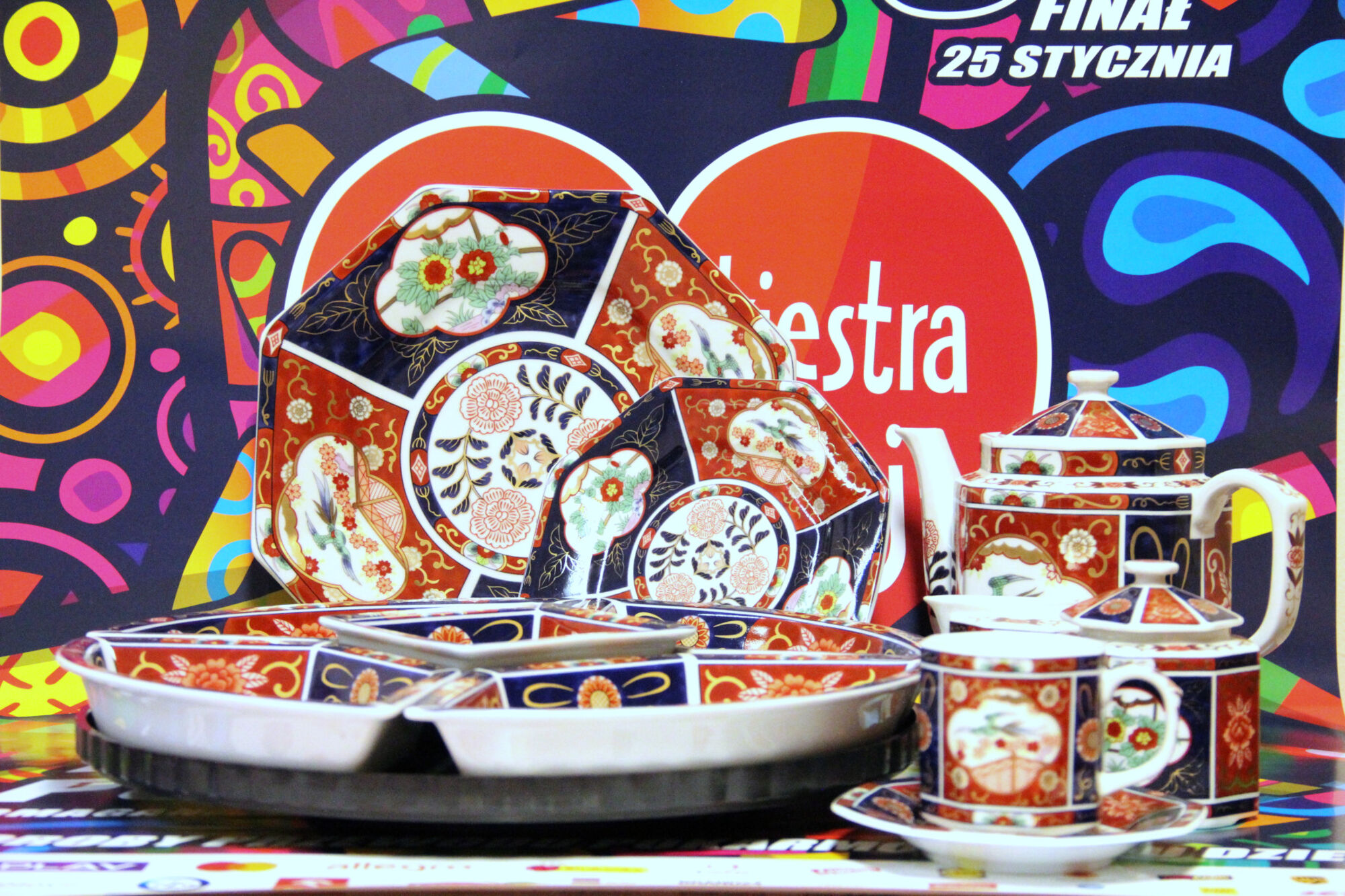 Komplet ceramiki japońskiej