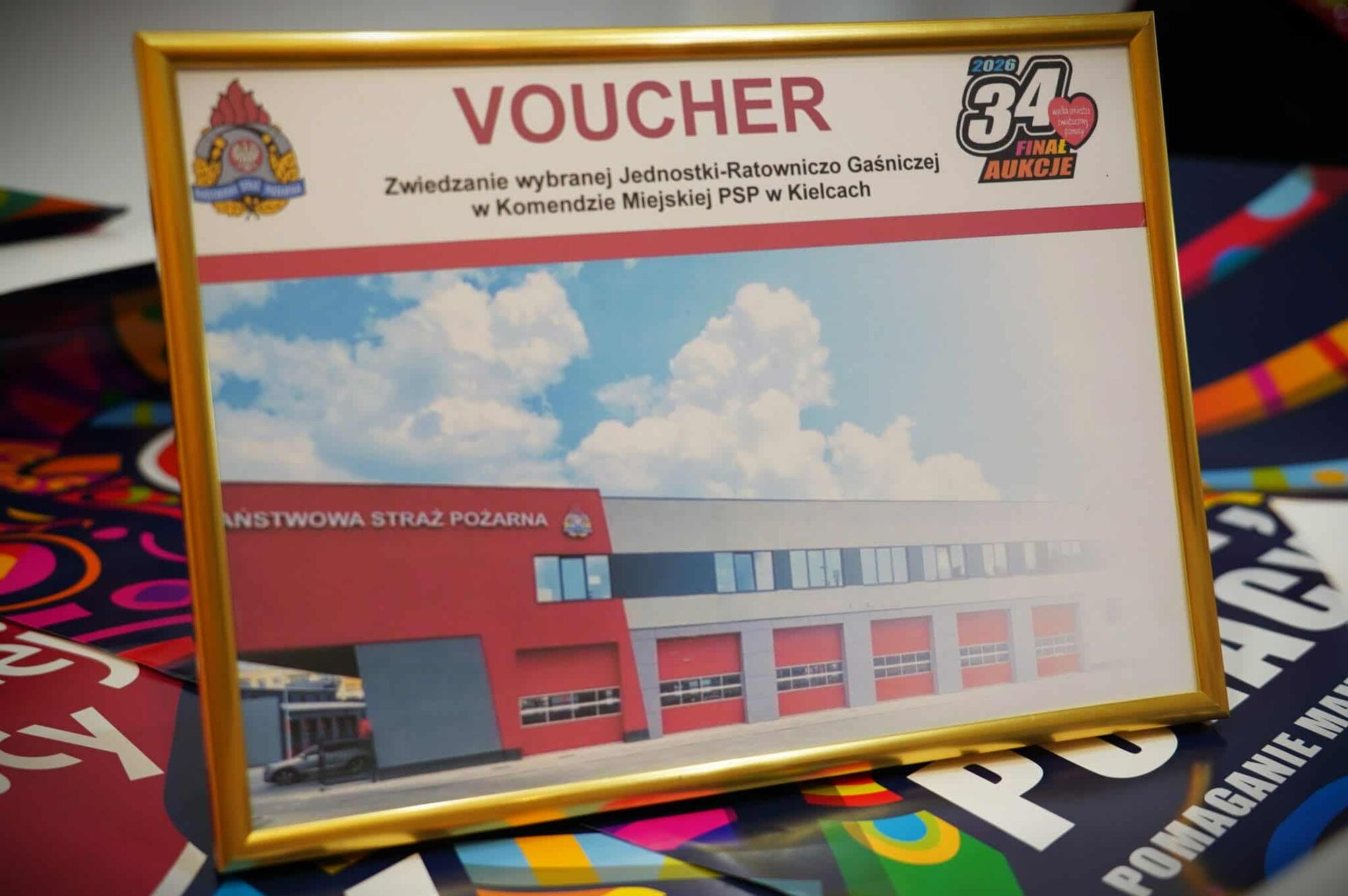 Voucher na zwiedzanie wybranej kieleckiej jednostki ratowniczo-gaśniczej