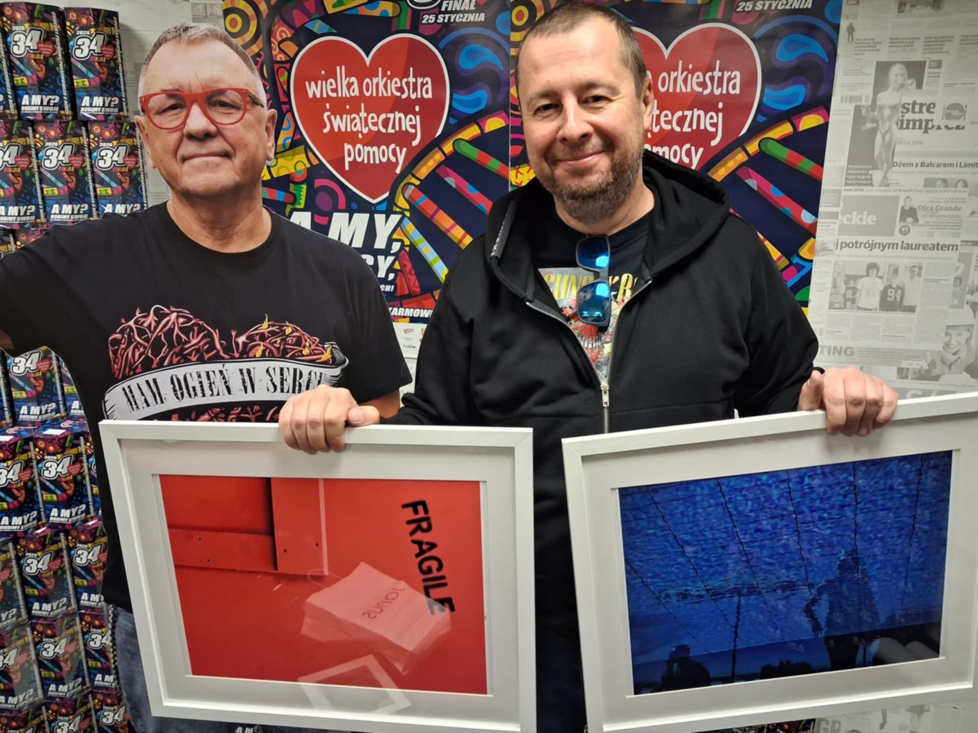 Fotografie - Dyptyk - BLUE/RED - Łukasz MAX Kania