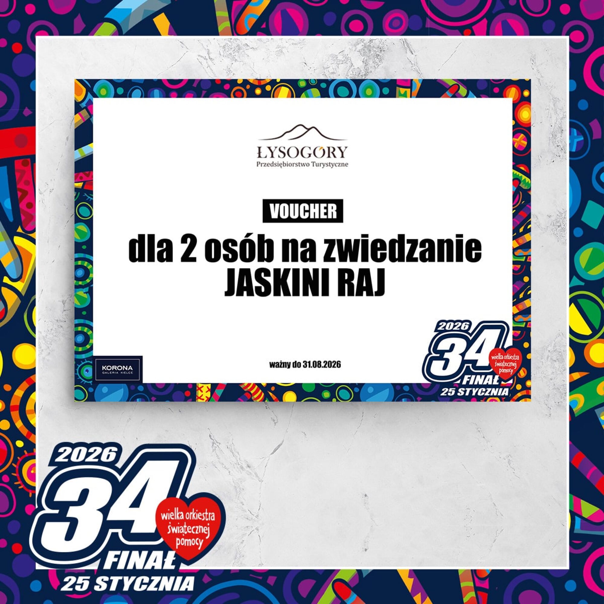 Zaproszenie do zwiedzania Jaskini Raj