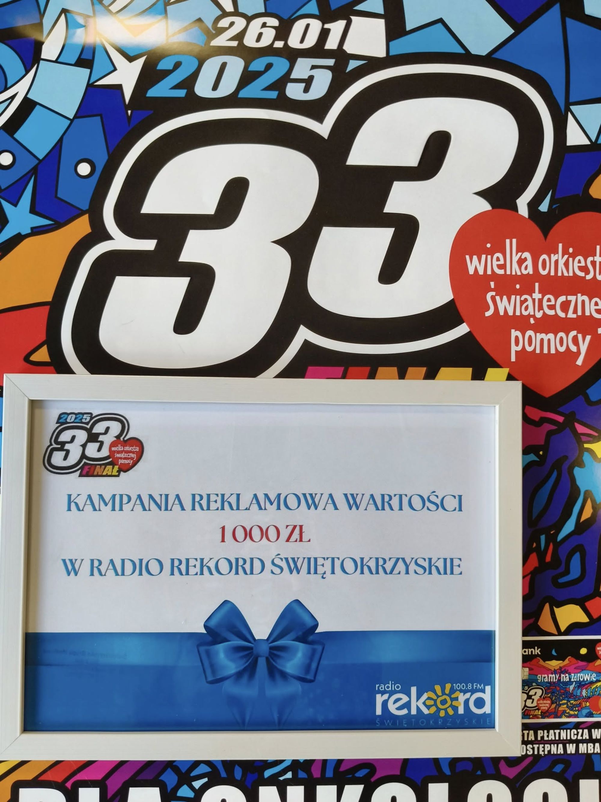 Kampania reklamowa na antenie Radio Rekord Świętokrzyskie 100.8 FM