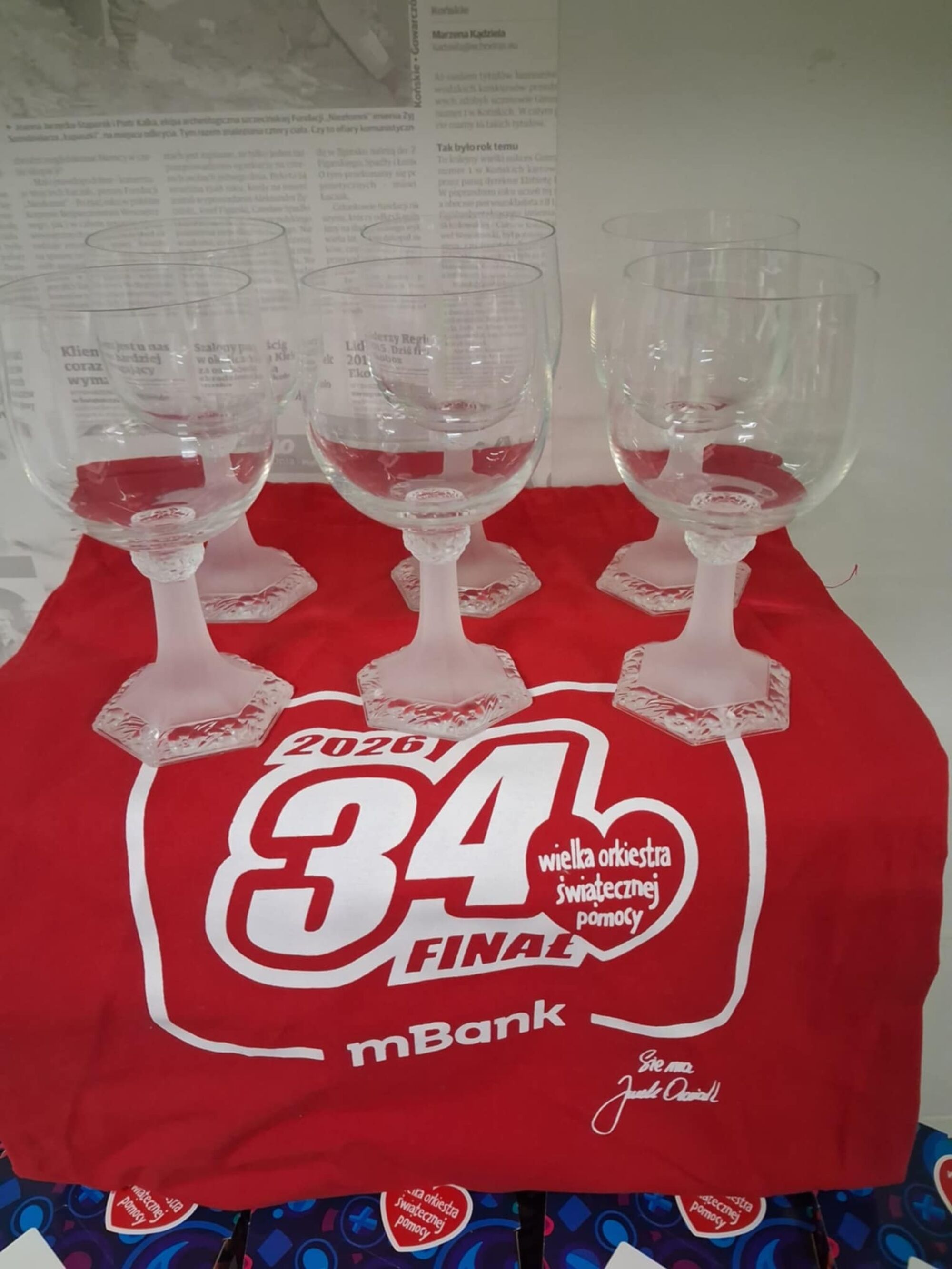 Komplet kryształowych kieliszków Rosenthal Maria