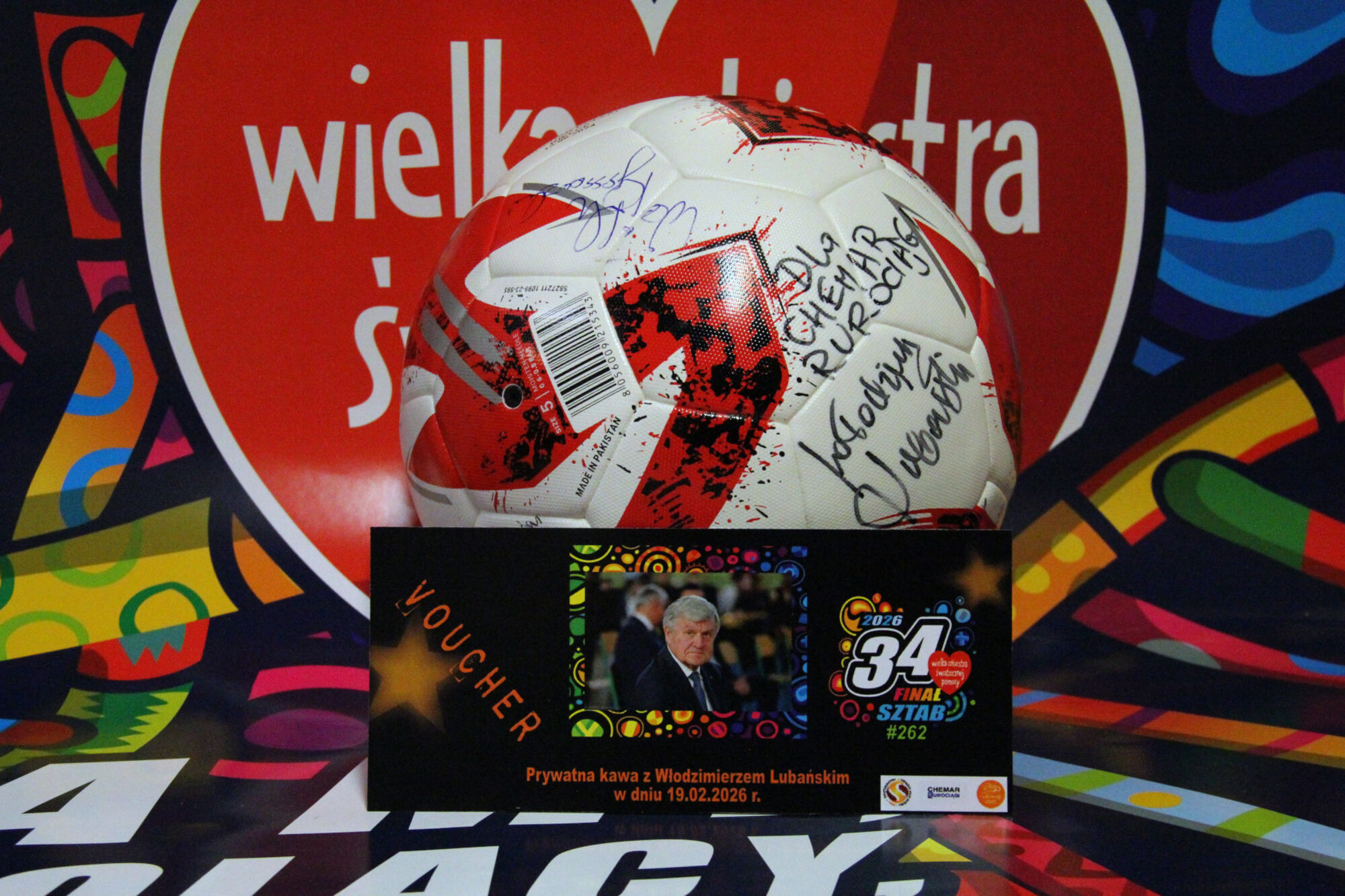 Prywatna kawa z Włodzimierzem Lubańskim + piłka z autografami