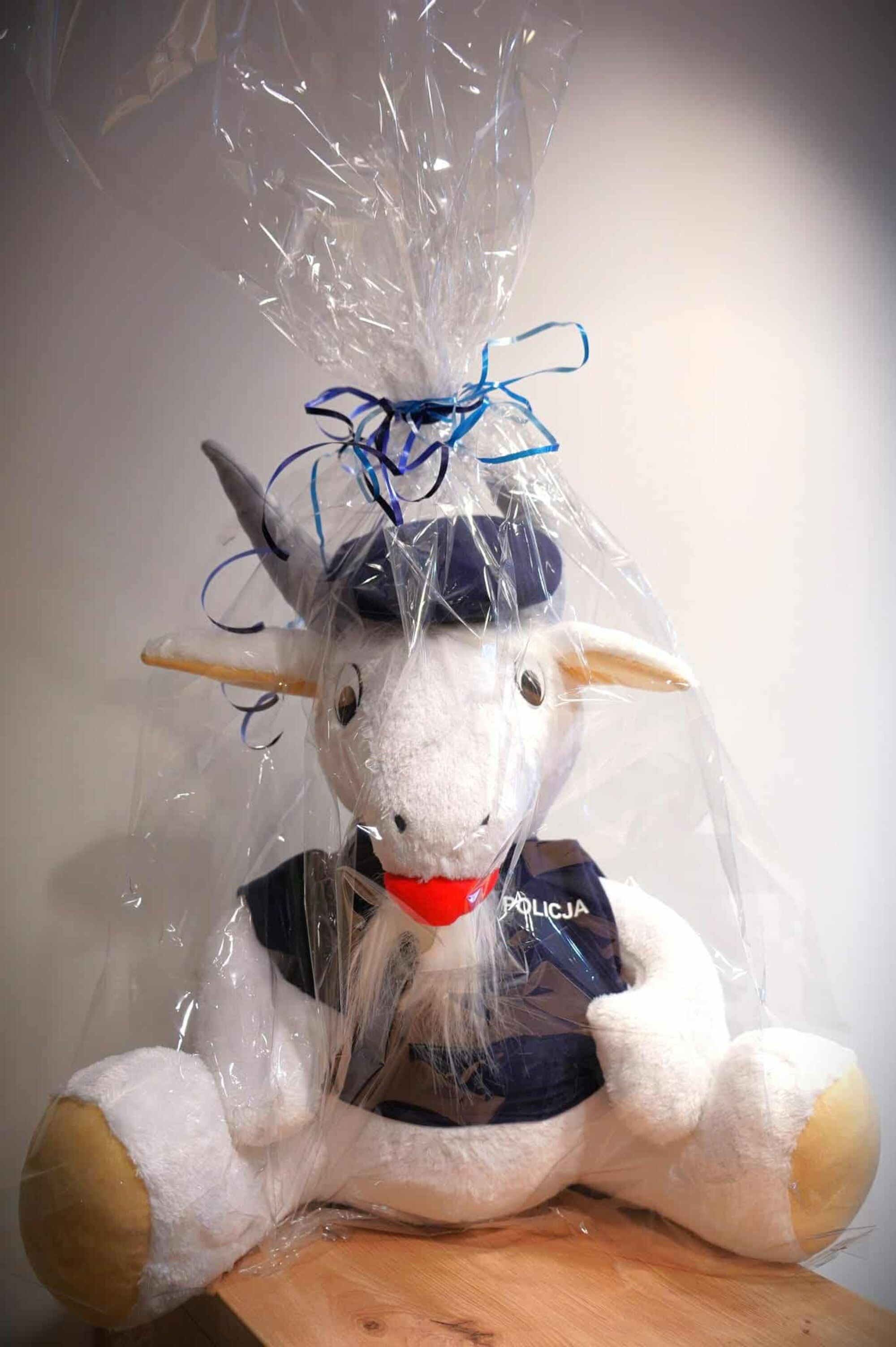 Duży policyjny koziołek „Spoko”