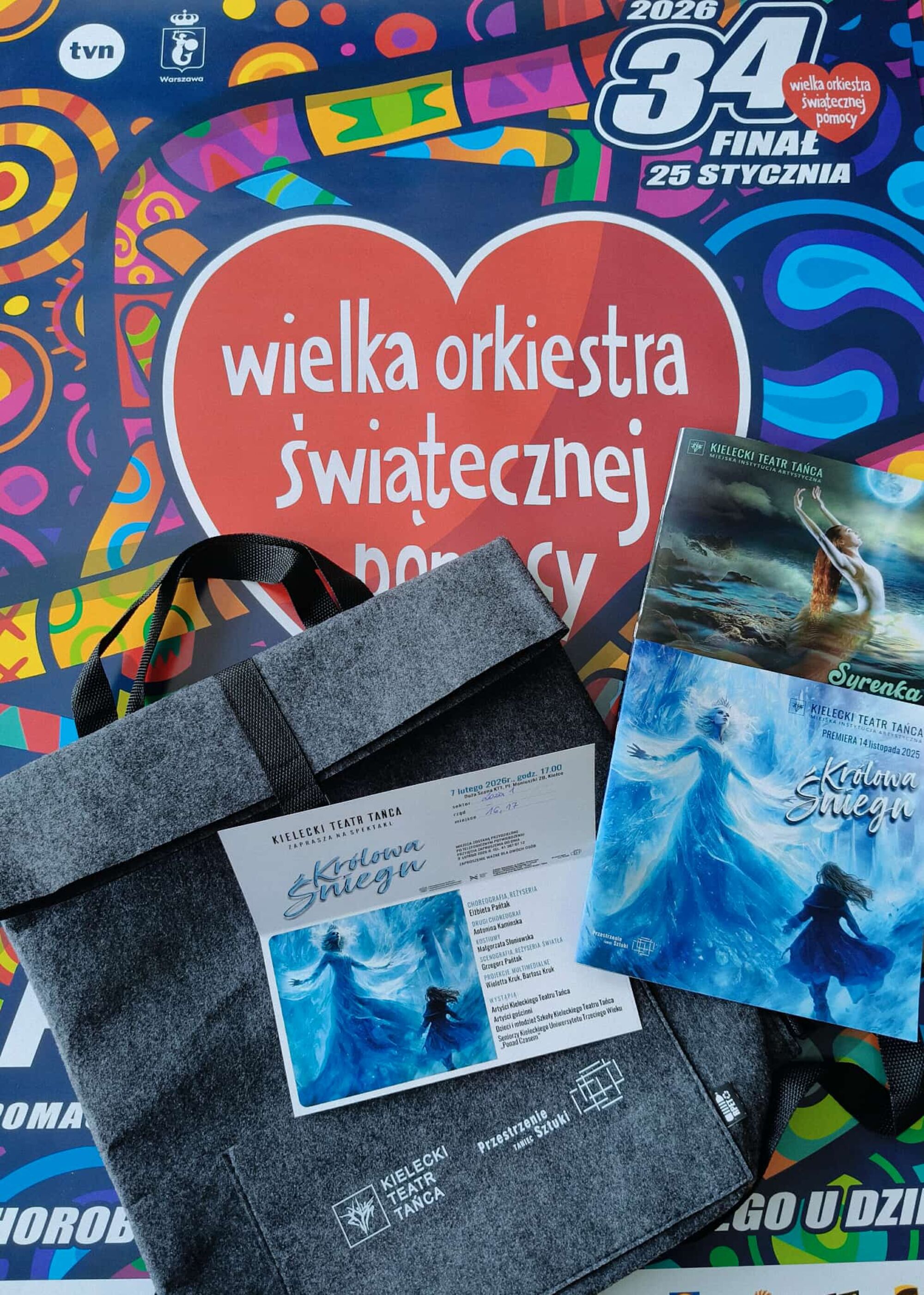 Zaproszenie od Kieleckiego Teatru Tańca na spektakl „Królowa śniegu”